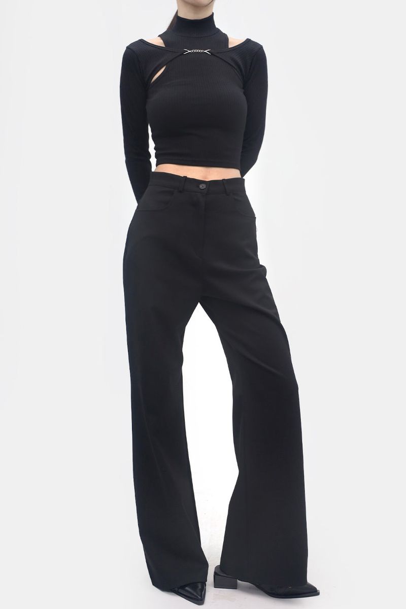 Nepia Layered String Skirt + Slacks Pants Set