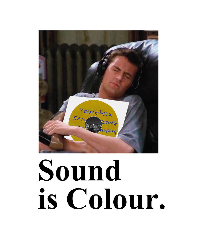 Sound is Colour! Keyring (Yellow)