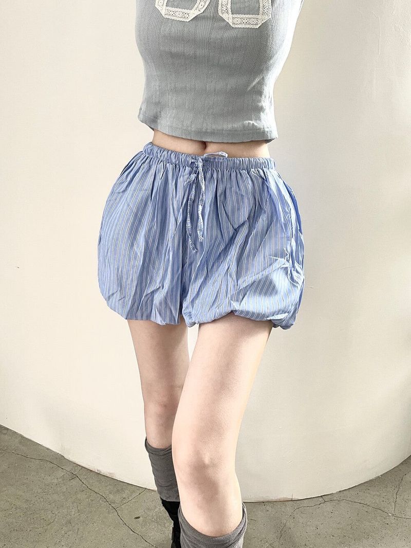 Seow(ソウ)の「1471. Stripe bloomer balloon short pt (2color)(Pants)」
