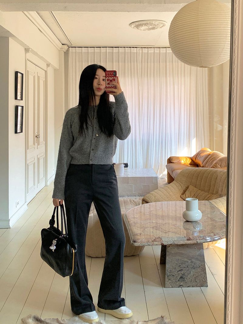 TRENDY APPAREL（トレンディー アパレル）の「[MADE] [Wool Napping] Winter Warm Long Bootcut Slacks（Pants）」