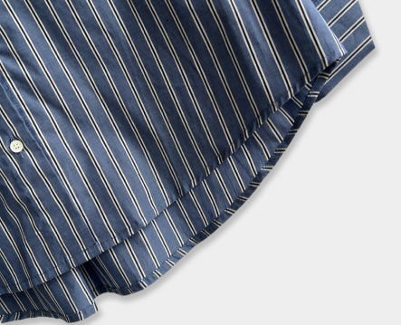 Early Stripe Oversized Shirt / 2 colors