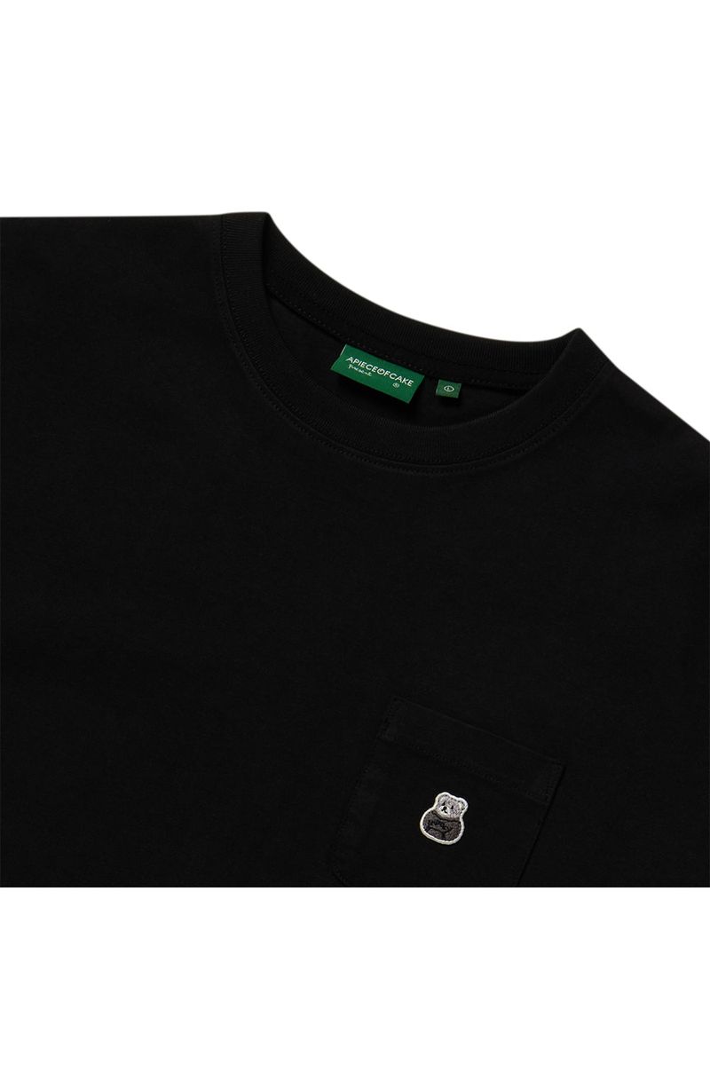 Bear Patch Pocket Tee_Black