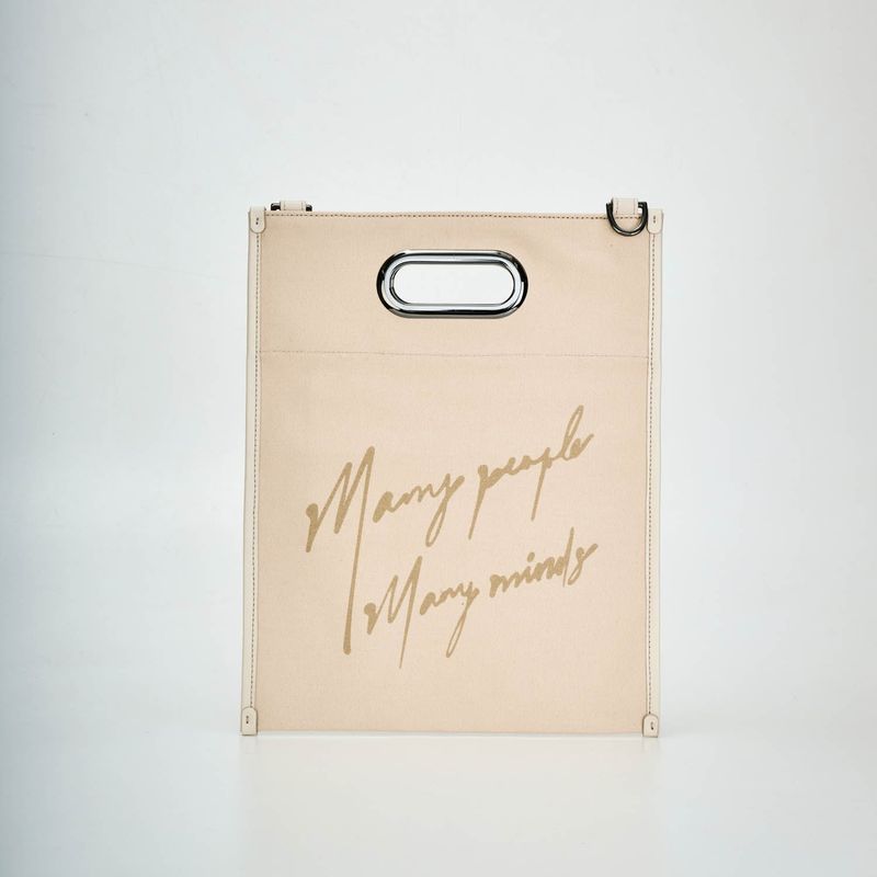 Organic Cotton x Apple Leather Record Bag