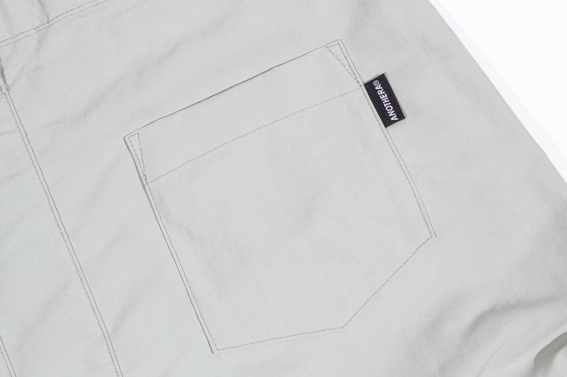 PINTUCK CARGO PANTS_Gray Beige
