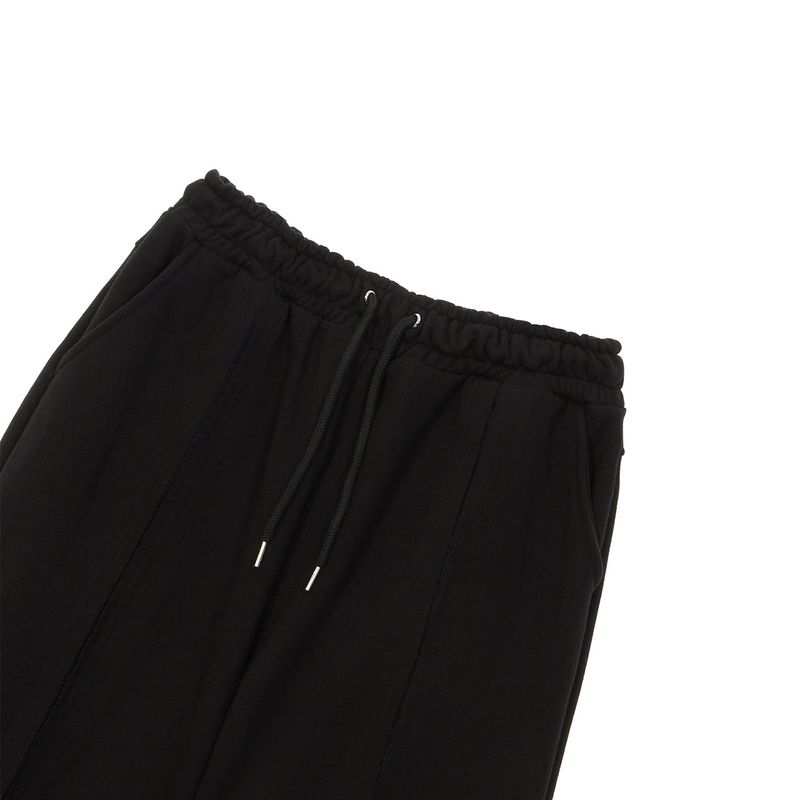 [ULKIN] Cross Low-Edge Sweat Pants_Black