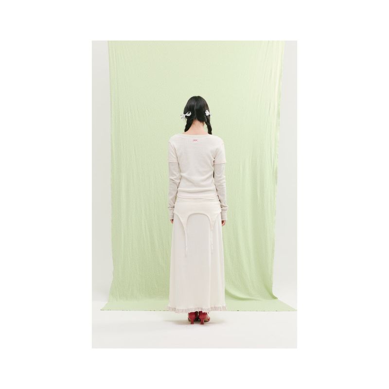 Ruffle long skirts