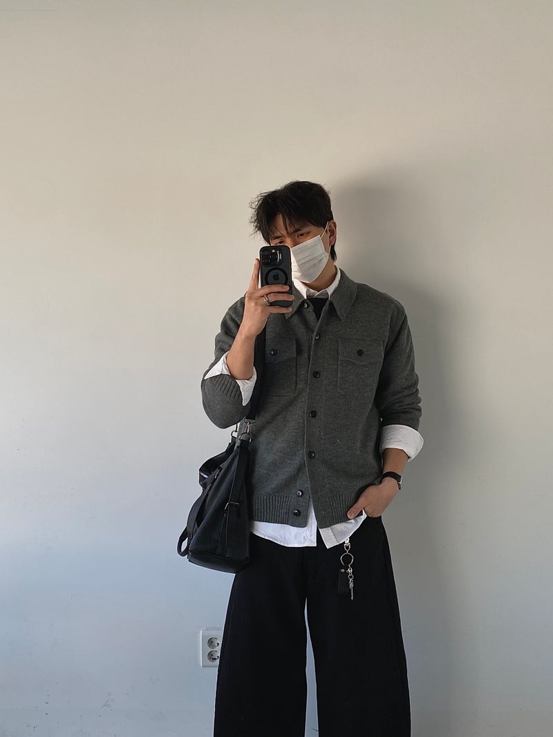 Veilet Double Pocket Cardigan 3C