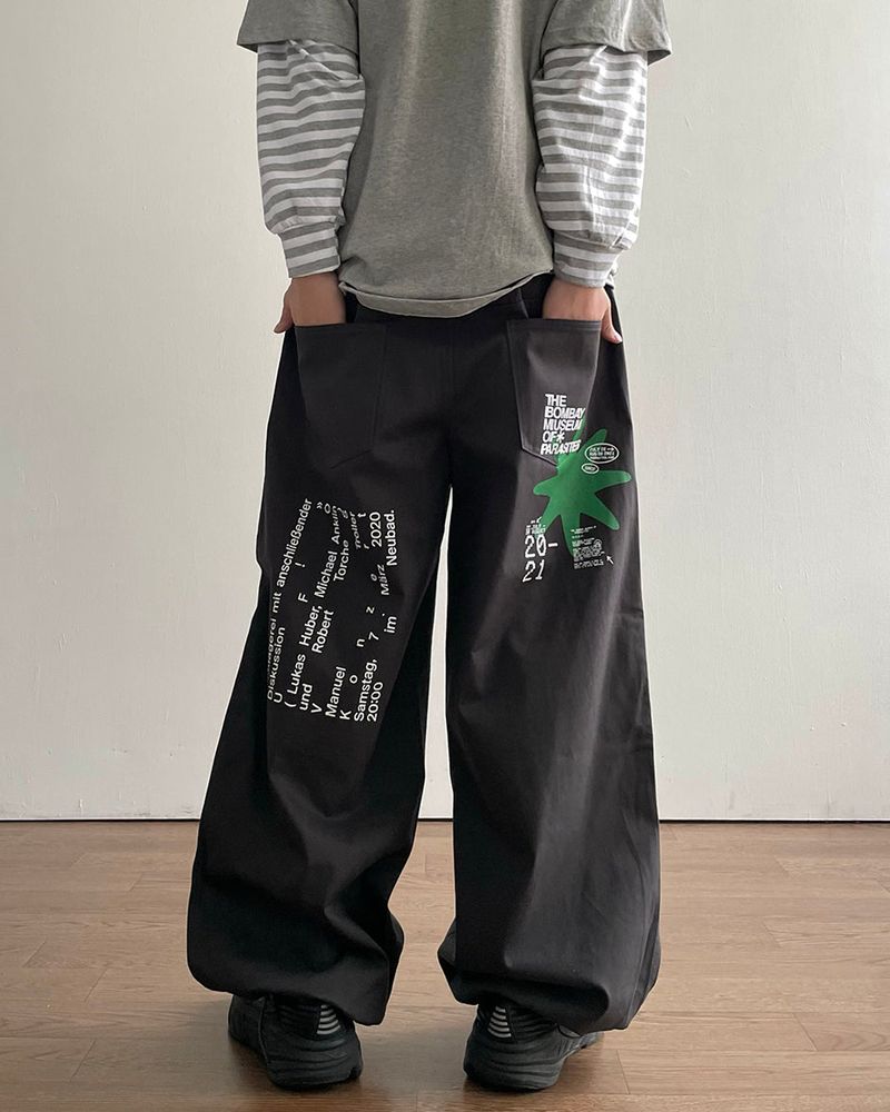 Reco Printed Cotton Pants