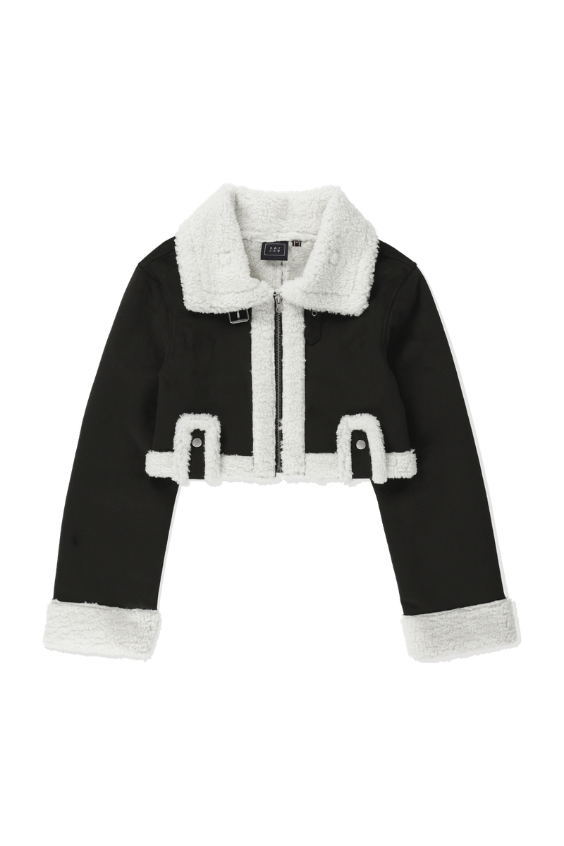 CROP MOUTON JACKET
