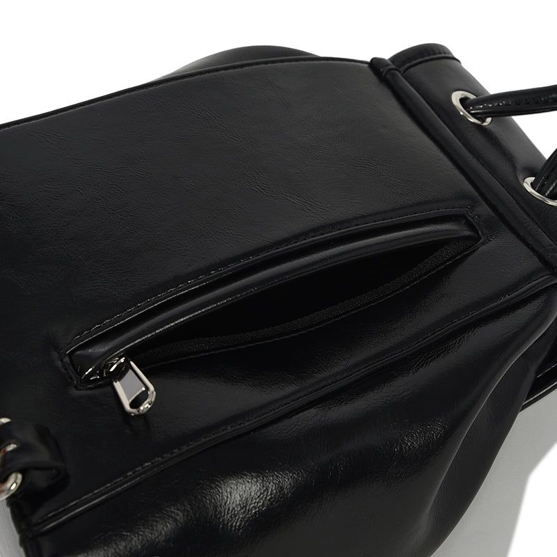 POCKET SIGNATURE BACKPACK [BLACK]