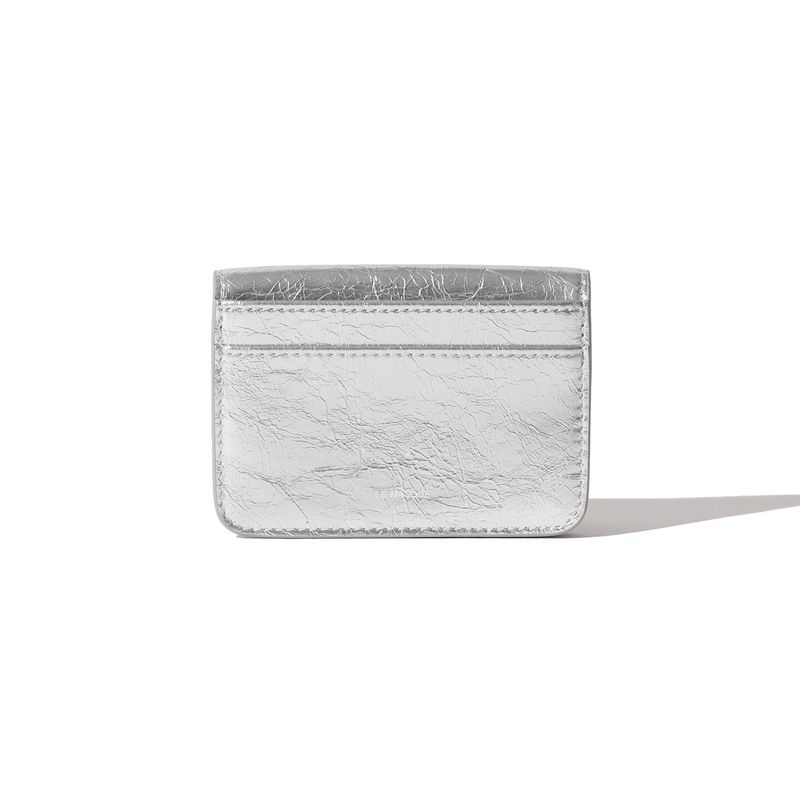 DOT Compact Keyring Card Wallets silver