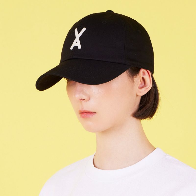 VA Applique Over Fit Ball Cap Black