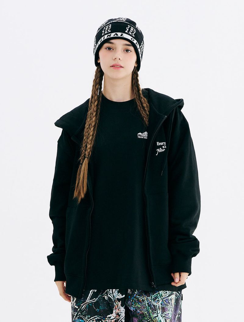3D EVERY DAY RABBIT HOODIE ZIP-UP