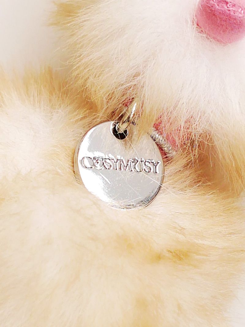 Cosymosy Mini Bird Keyring - Marshmallow