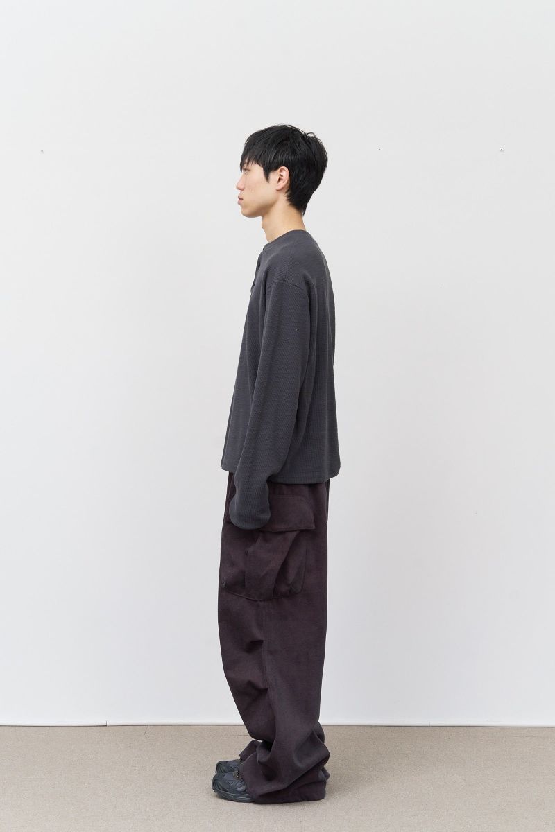 トフィヘンリーネック長袖Tシャツ