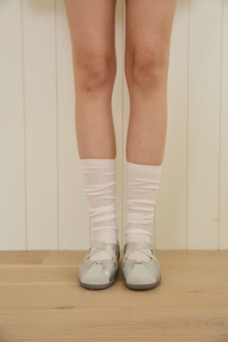 RIBBON BALLET STRAP SNEAKERS