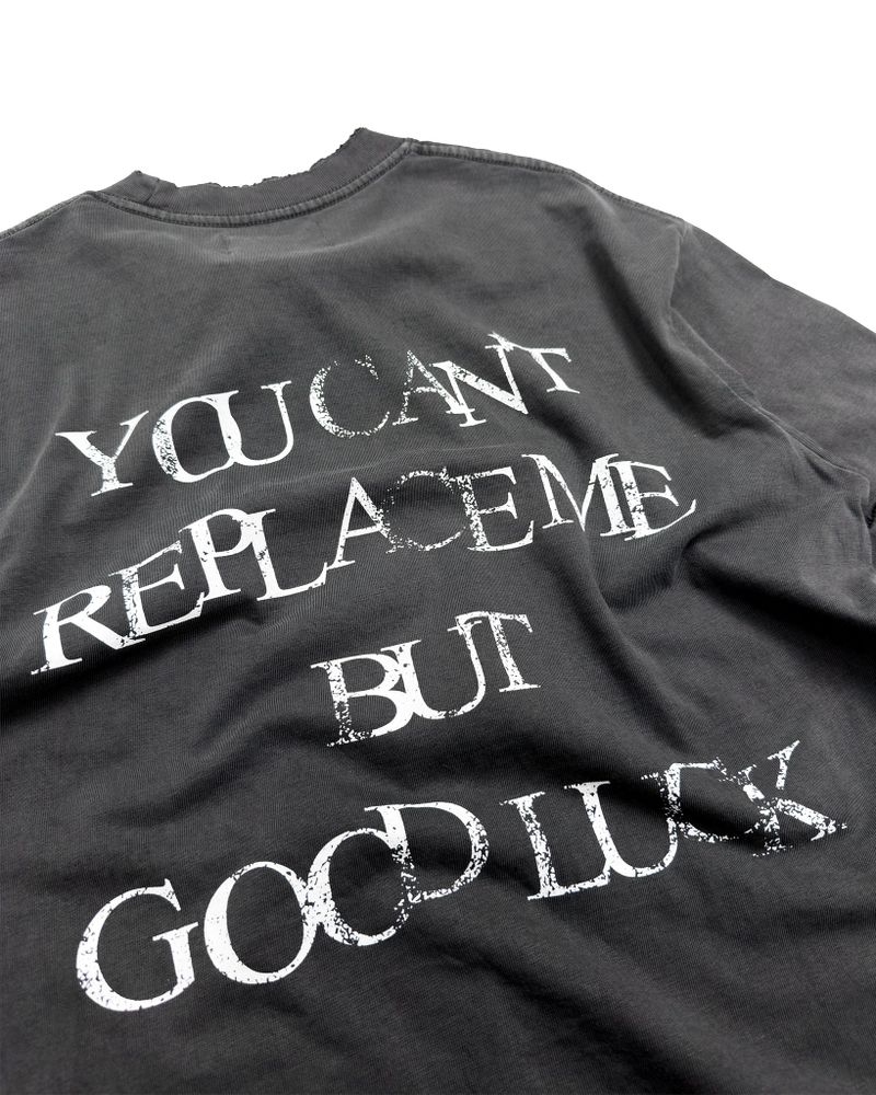 KMC | GOOD LUCK Washed Tee - Gray