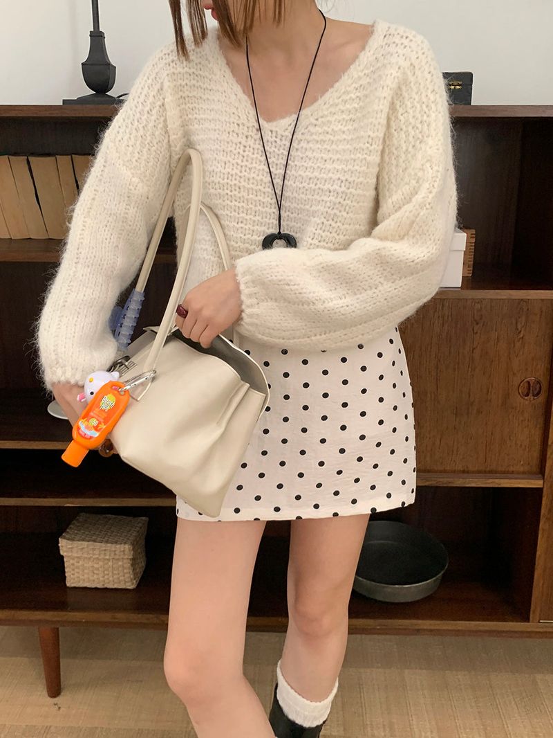 [MADE] Polyton Dot Skirt