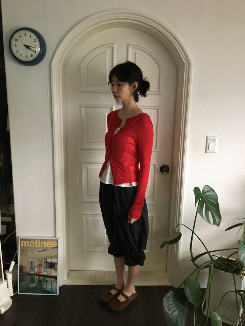 Neige frill harem pants (2color)