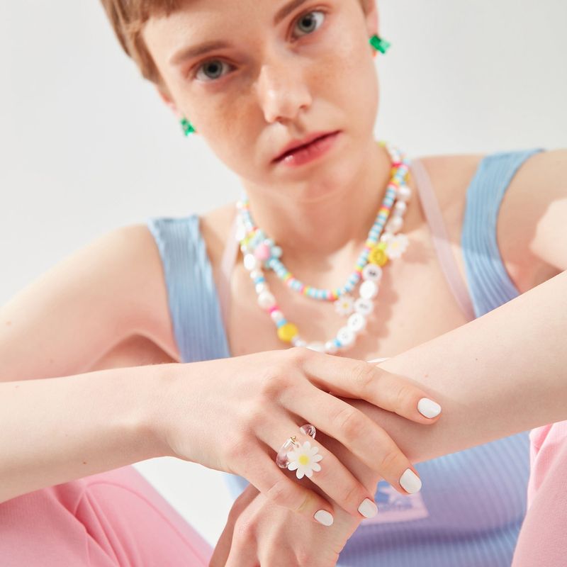 Daisy Clear Ring