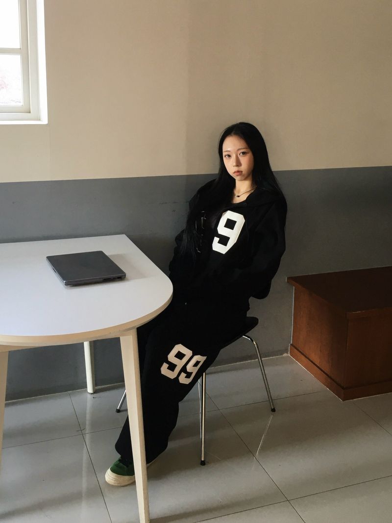 [SET] 99 Round Sweat Hoodie (3c)
