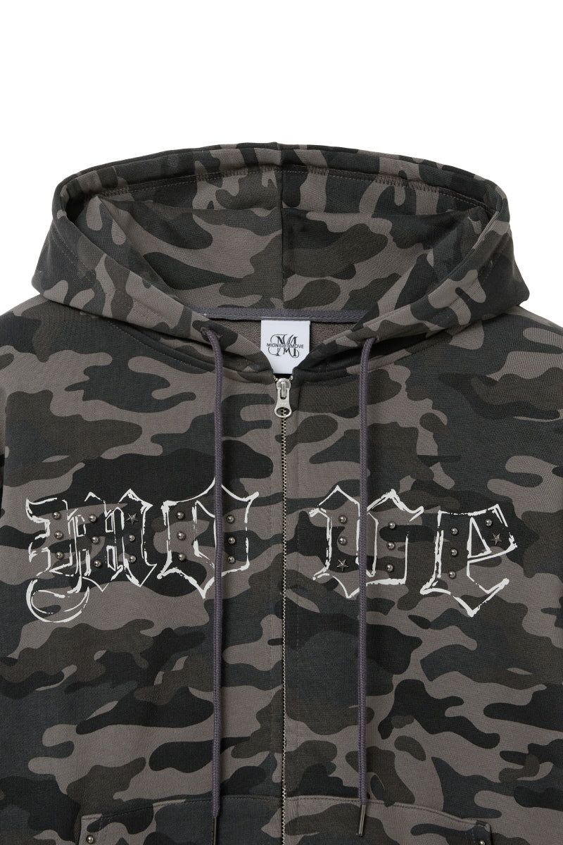 move hood zip up (dark grey)
