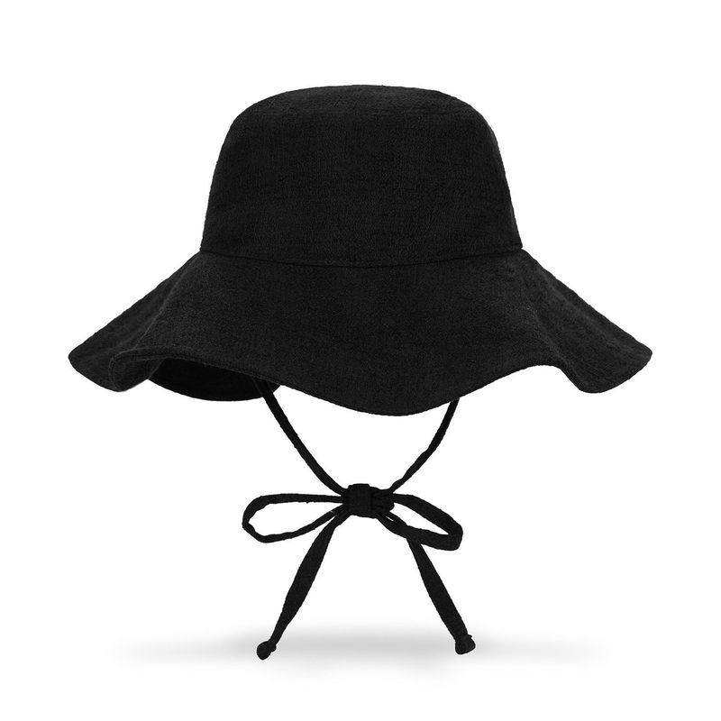 VA Curved Stud Big Visor Bucket Hat / Black