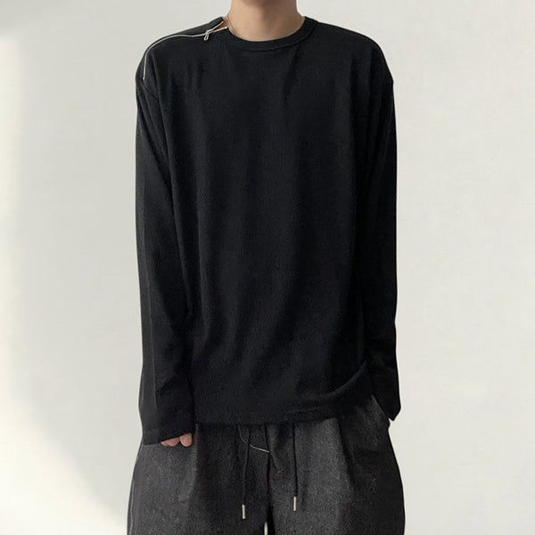 voarc（ボアク）の「EGENダイアゴナル ジッパー インシジョン ロングスリーブ Tシャツ（トップス）」