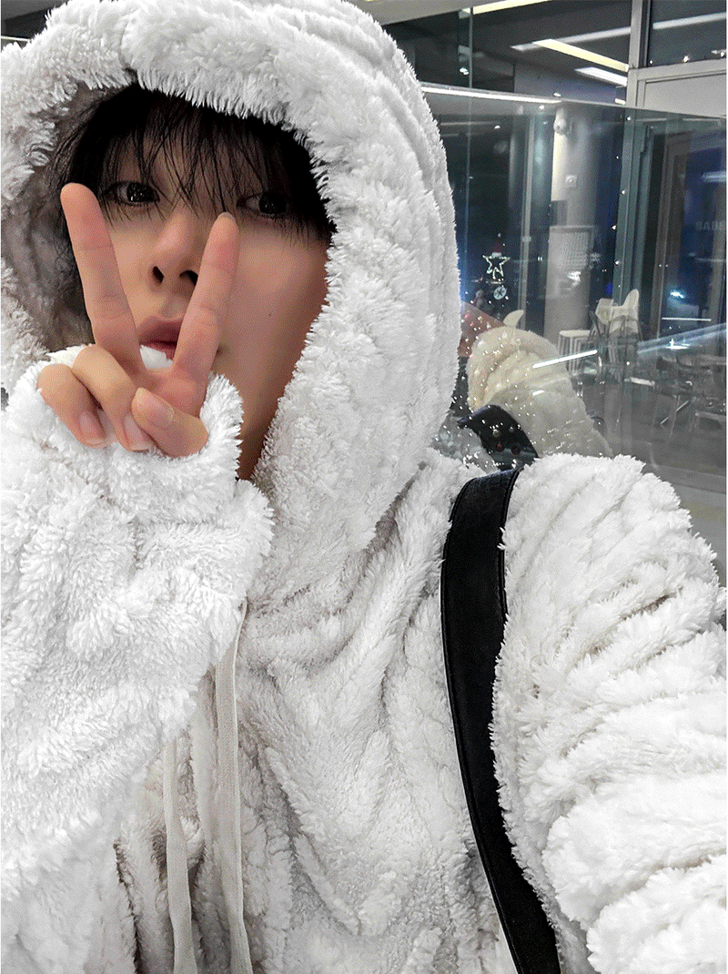 COSYHARU（コシハル）の「24FW New Cable Wool Hood（Tops）」
