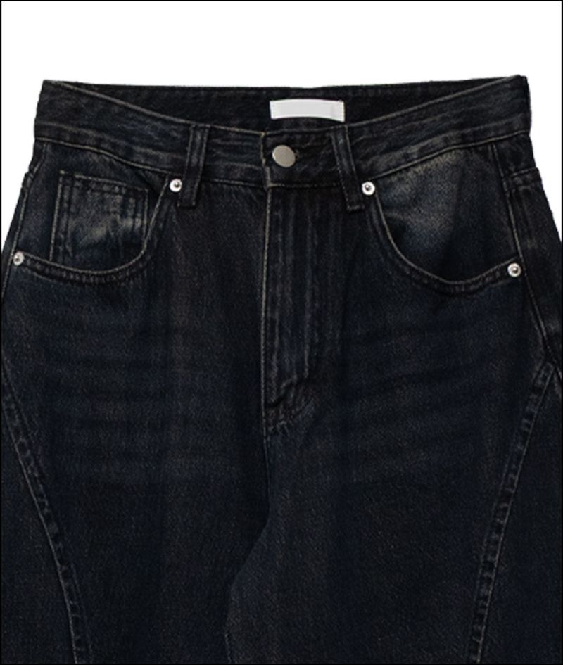 Ender curved wide ballon pants