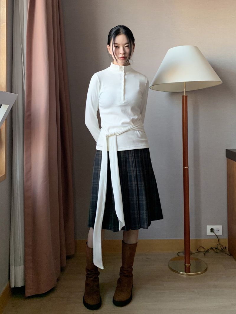  WINTER STRAP COLLAR KNIT