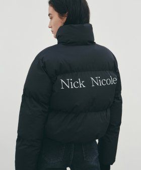 NICK&NICOLE(ニック&ニコール)の「NICOLE VOLUME PUFFER SHORT PADDING_BLACK(Jackets/Outerwear)」