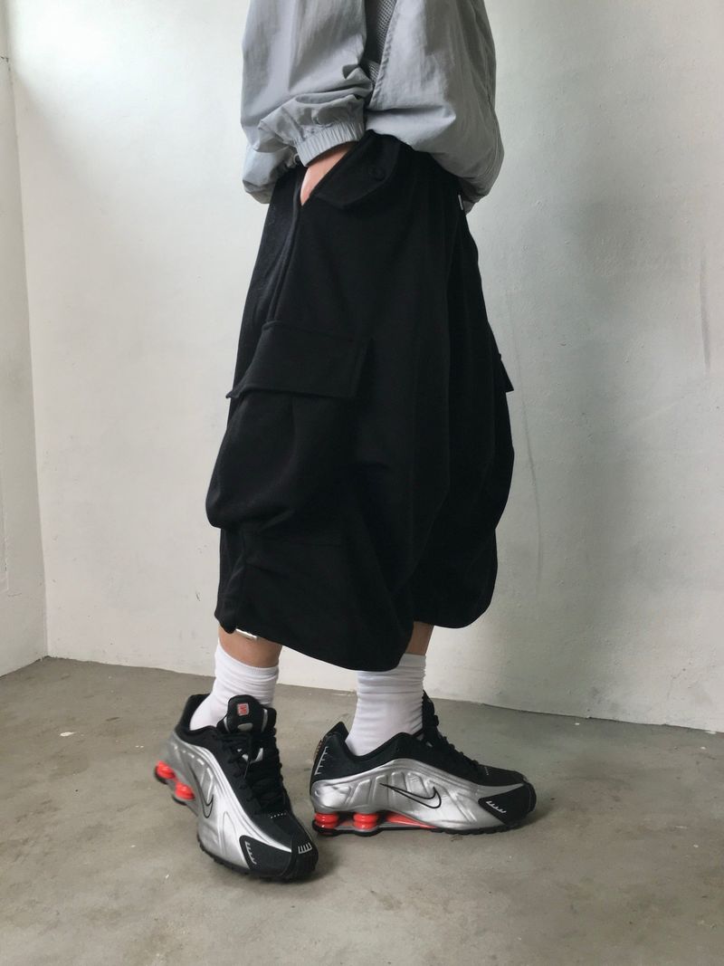 [Sweat.ver] Amekaji loose cargo sweatpants 4C