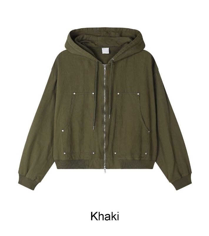 Edo Rivet Pocket Hooded Jacket