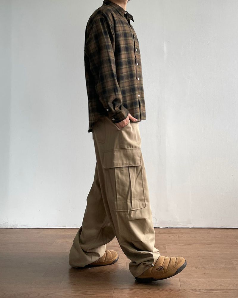 Kony Curved Cotton Pants
