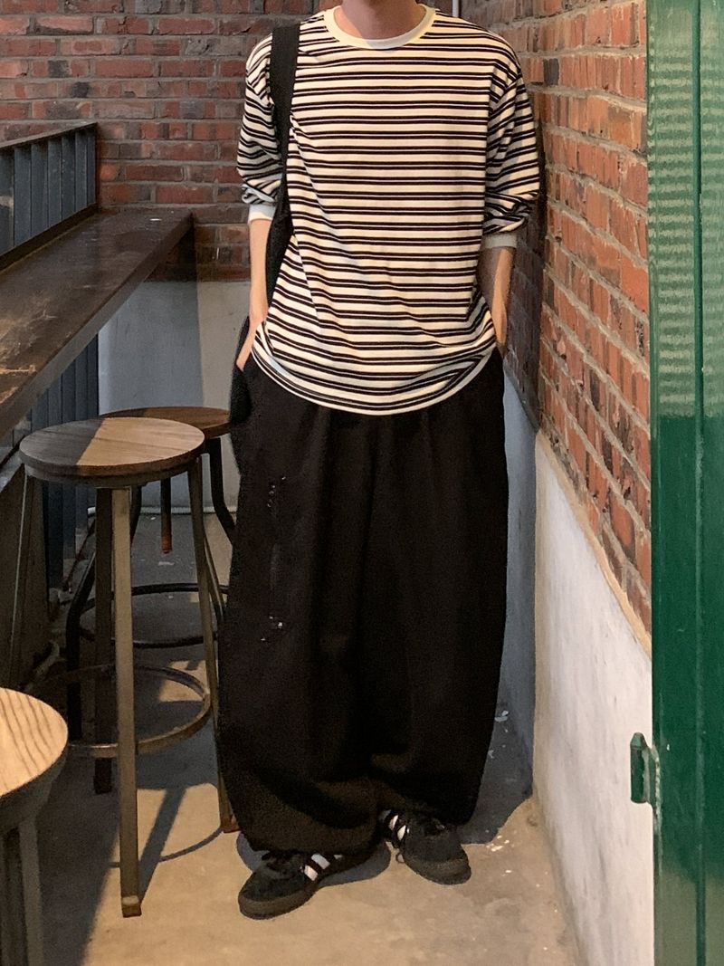 MR Morin Loose fit stripe MTM