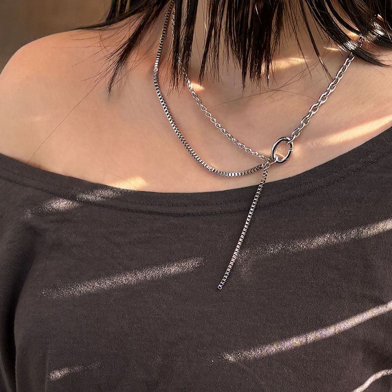 chain drop necklace