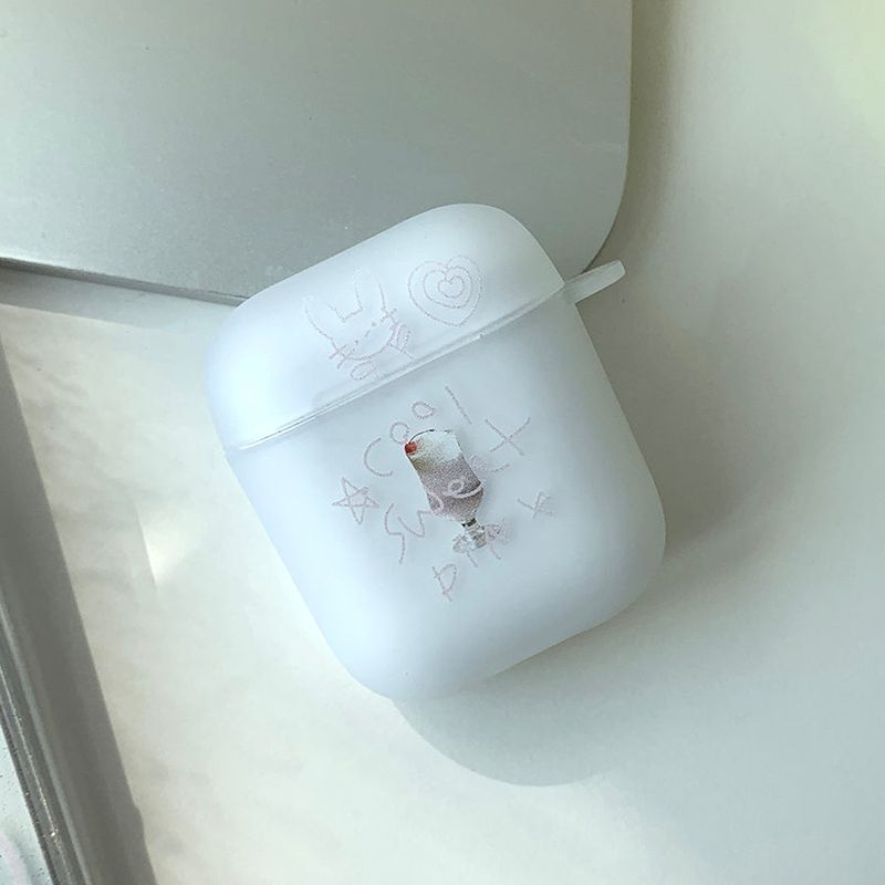 withsome（ウィズサム）の「Pink - Cool Sweet Summer AirPods Case_matt（Smartphone Accessories）」