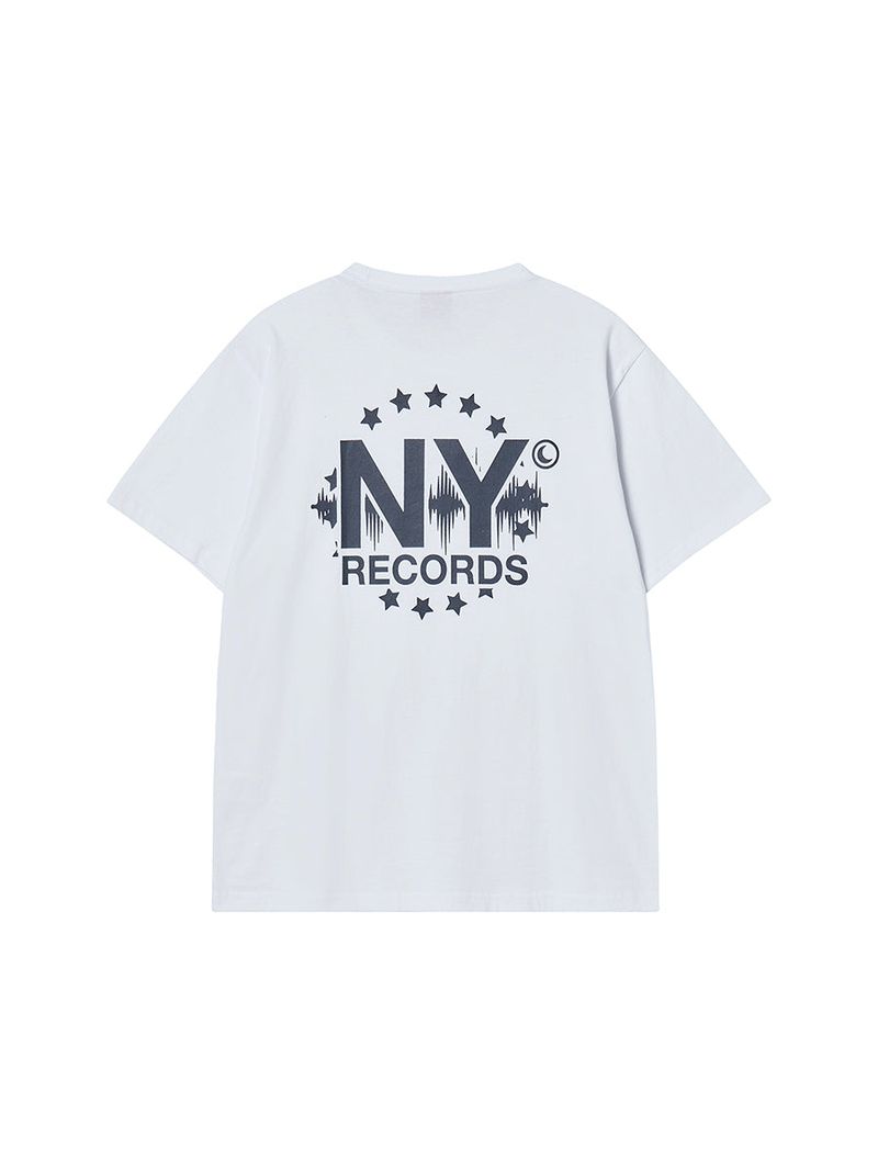 RECORDS TEE (WHITE)