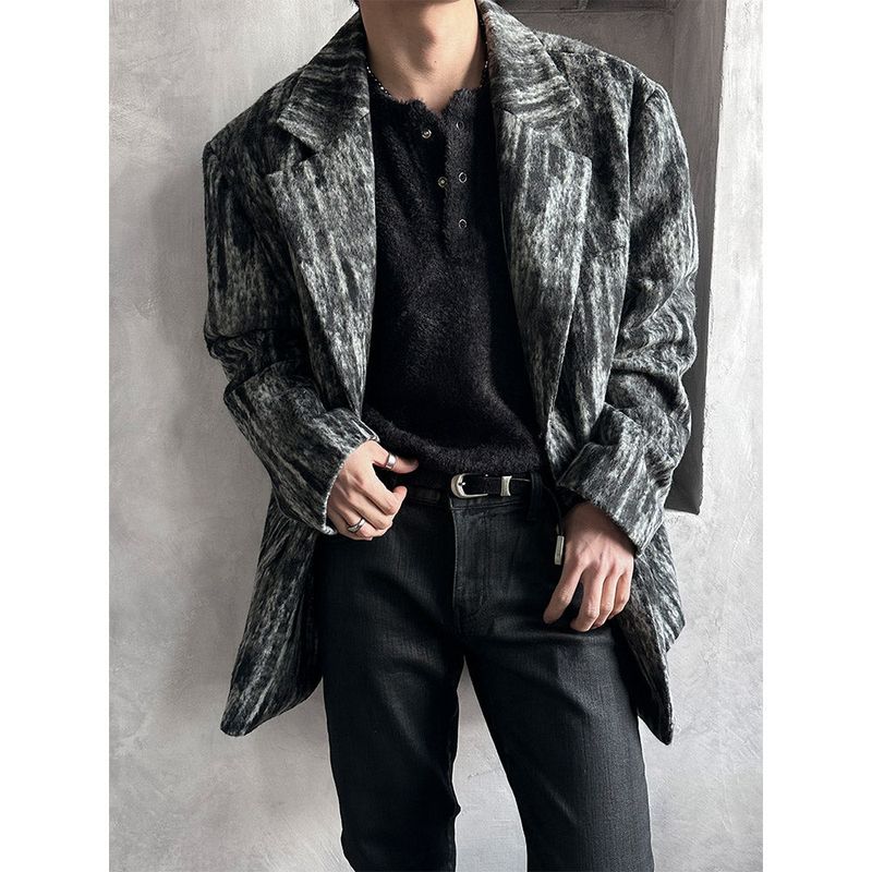 LAURANT（ロラン）の「[F/W]スクラッチモヘアダディーフィットジャケット(2color)（ジャケット/アウター）」