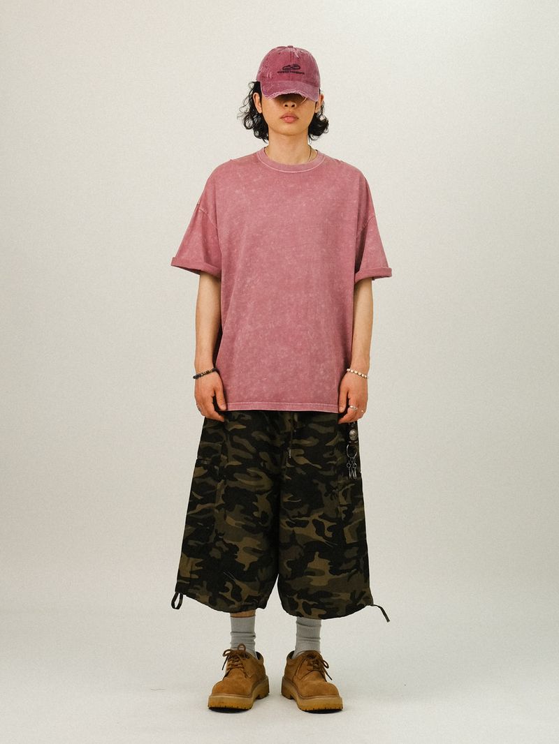 DE CAMOU BERMUDA BANDING PANTS