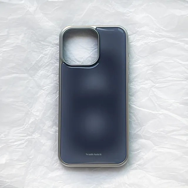 Fog blue silver epoxy case