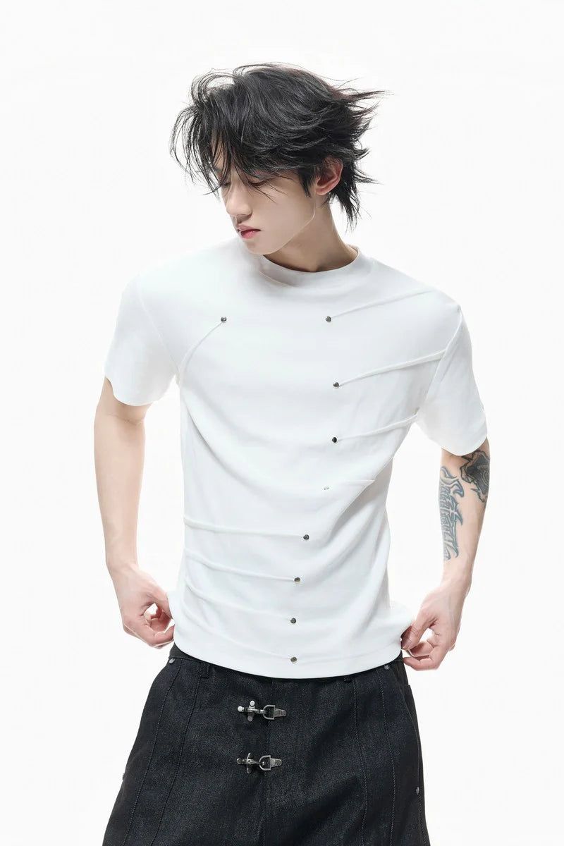 Argue Cultureの「Studded Crewneck T-Shirt(Tops)」