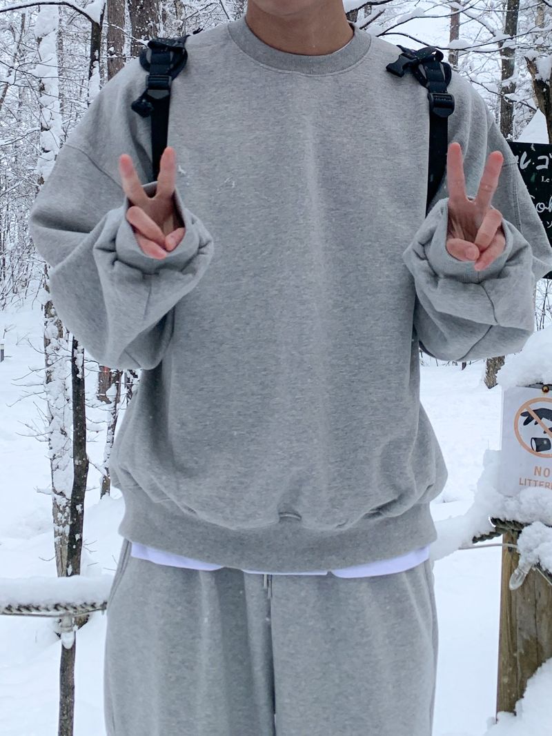 Furano brushed wide jogger pants