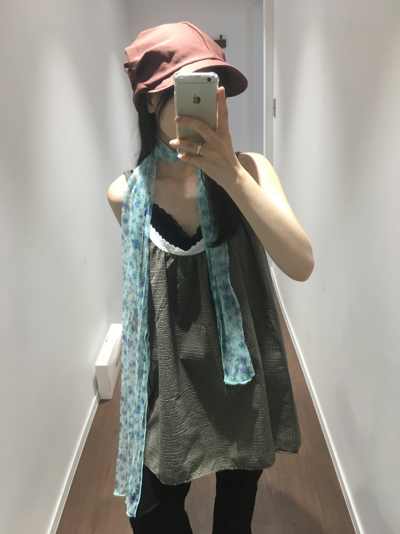 Airy Blossom Scarf (2color)