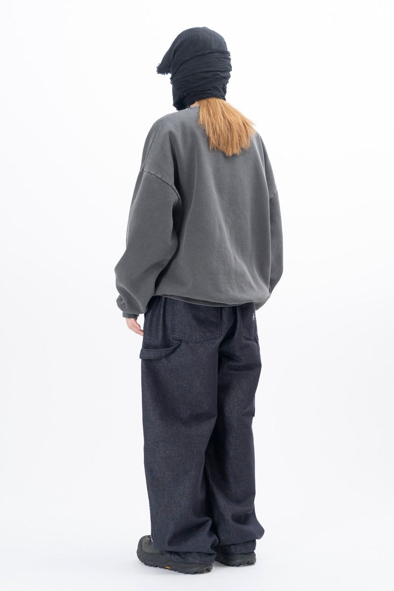 Gelly Embroidery Cross Carpenter Pants