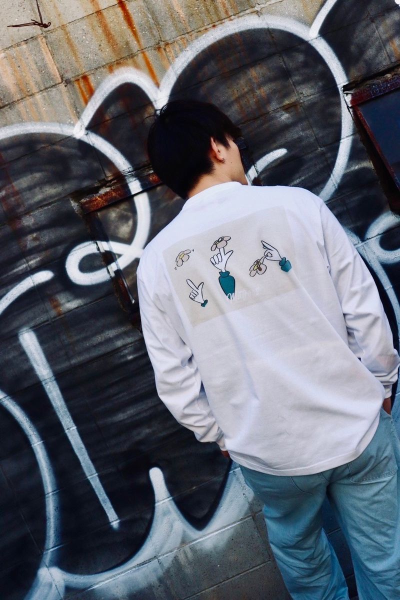 Pain flower L/S TEE 