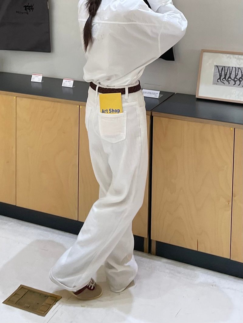 Salt white denim pants 