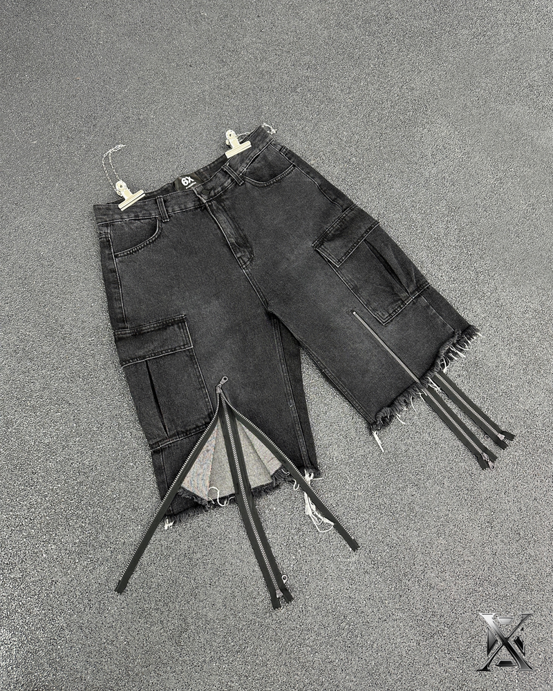 6X（シックスエックス）の「6X zipper slit Bermuda pants (Black)（Pants）」