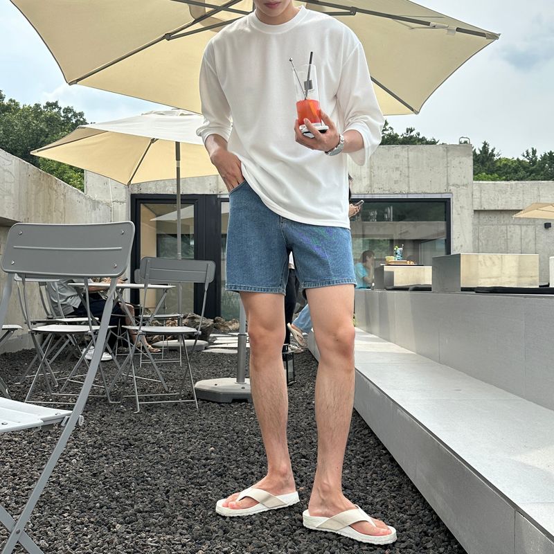 lemenne（ルメンヌ）の「アヴィスタンダードサマーハーフデニム（パンツ）」
